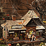 Department 56 Snow Village Halloween Rickety Railroad Station Collectible Village Building